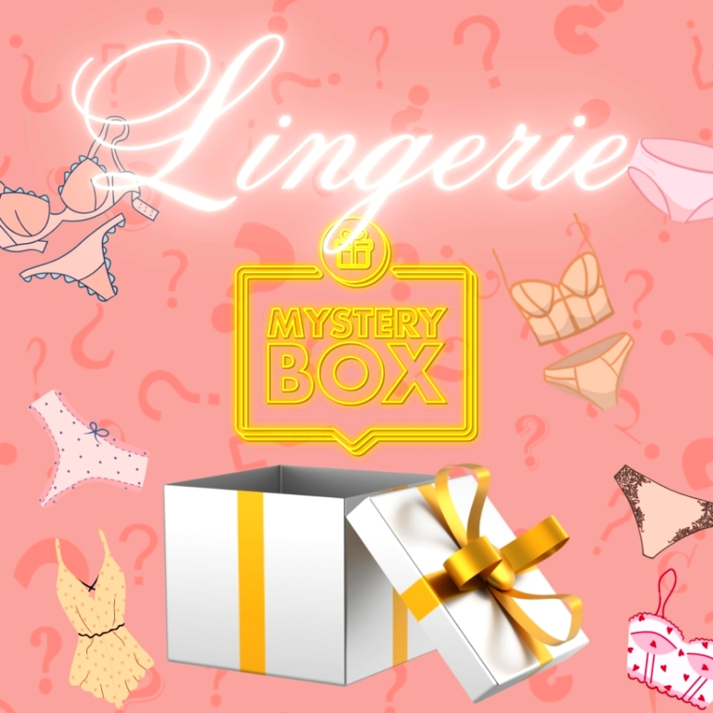 Lingerie Mystery Box of 10 Name Brand Assorted Styles Brand New